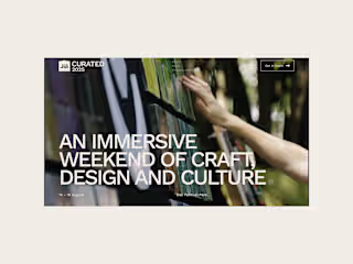 Jia CURATED — Web Design & Webflow Development