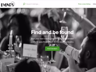 Events marketplace built using Sharetribe