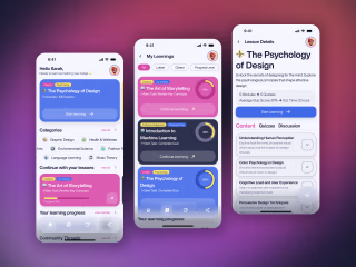 ByteLearn.AI - a bite-sized learning app concept