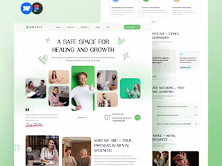 Balance - Psychology Website Template