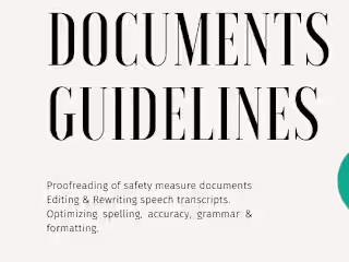 Professional Proofreading for Documents & Manuals