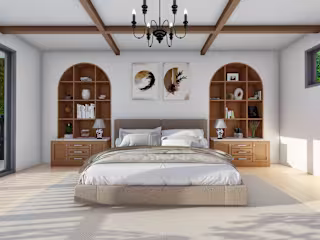 Master Bedroom - Transitional Interior Design :: Behance