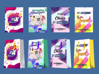 Brand Paper Bag Layout