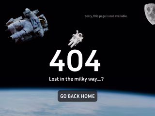 404 Error page | Behance
