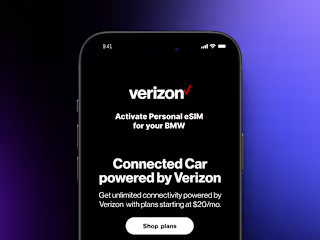 Verizon Connected Car Microsite for BMW owners