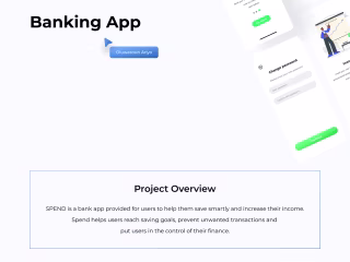 SPEND BANK APP on Behance