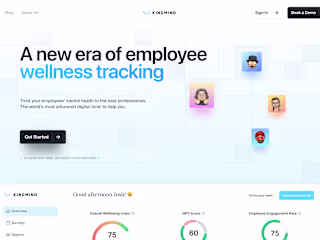 KindMind - SaaS Product Website 