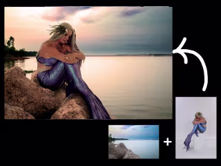 Creative Superimposing Art