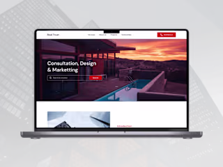 Real Trust Website Landing Page Design