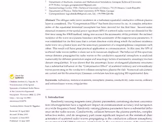 Transformation of the Spatial Spectrum of Scattered Radio Waves 