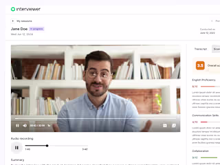 Video meeting - candidate evaluation UX & UI
