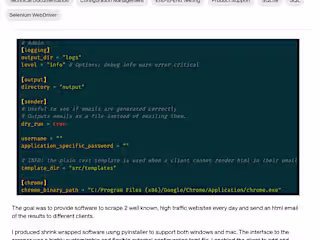 Automatic email lead generation from web scraping CL & FB market