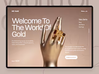 Gold jewelry online store