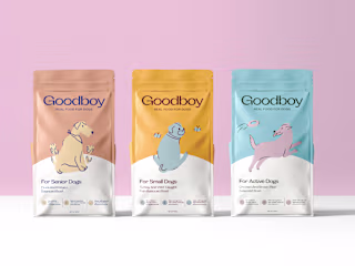 Packaging for a Dog Food Brand