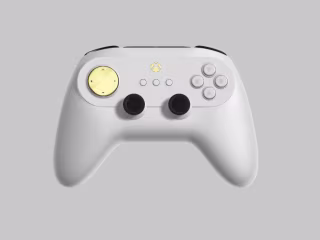 3D | Xbox Controller gold buttons