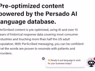 Persado Healthcare Product Copy