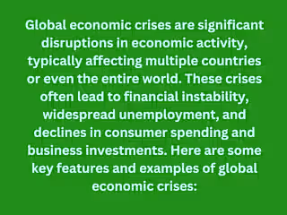 Global Economic Crises: Causes, Impacts, and Strategies