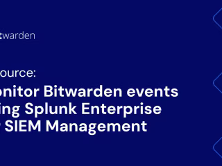 Monitor Bitwarden events using Splunk Enterprise for SIEM Manag…