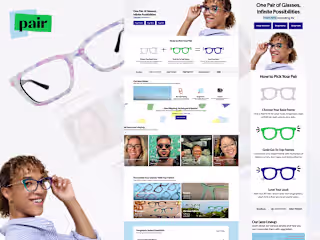 Pair Eyewear | Replo Page Creation Using Figma File