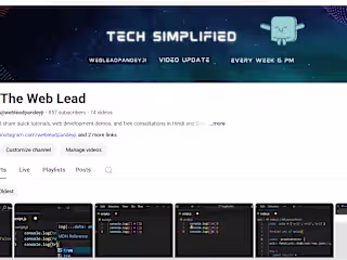 Web Lead YouTube channel