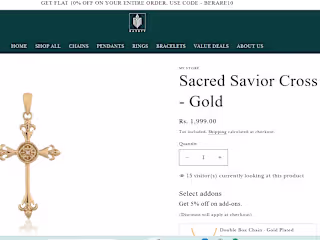E-commerce Jewelry Store Using Shopify