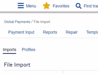 Payment file to upload into CashPro (BOFA)
