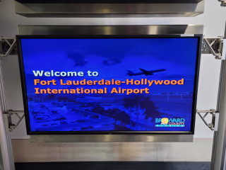 Fort Lauderdale Airport Logos, Badges, and Screen Design