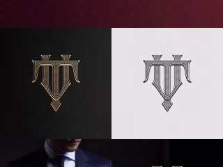 Luxury Wedding Fashionable Initial Logo :: Behance