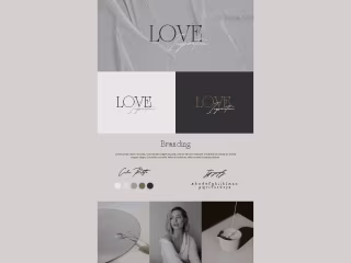 design modern minimalist brand kit, logo, identity