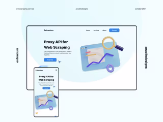 Web Scraping Service UX/UI Design