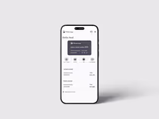 Banking app redesign