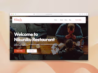 Nikuniku website | Framer website development