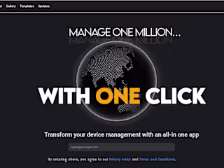 Large Online Brand Landing Site
