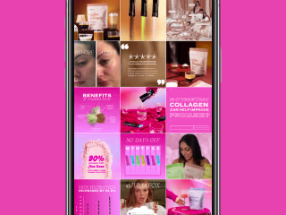 Graphic Ads, Photography, Social Media: Crushed Tonic Collagen  