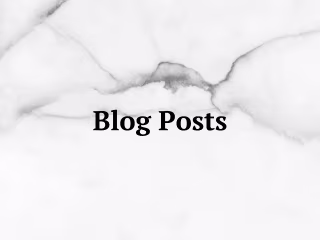 Blog posts for event recap
