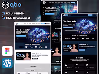 Cloud Computing Website UI/UX Design & CMS Development