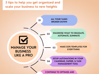 Manage your business like a pro | automate, delegate & eliminate