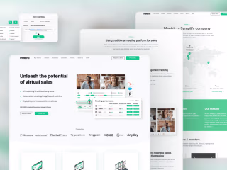 Website redesign and visual design for SaaS company
