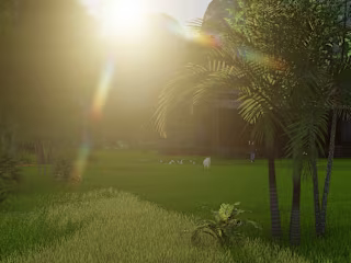 Lumion trial work- playing kids - YouTube