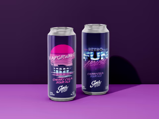 Vaporwave Brand Design