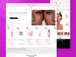 Beauty & Wellness | UI Design + E-commerce Store Development 