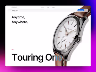 E-Commerce Website for Watch Brand: OSCIA