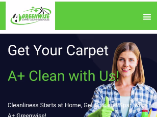 Web development for Greenwise Carpets