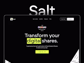 Salt Investment Responsive Design - UI/UX 