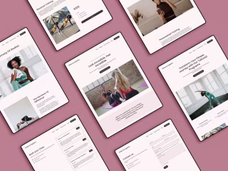 Personal Trainer for Moms Professional Website Design 