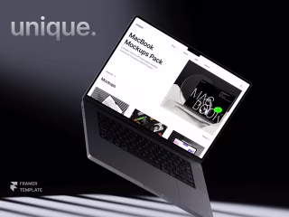 Unique - Ecommerce Website (Framer Development)