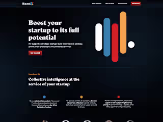 BoostX:  Framer Website