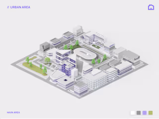 Smart City - 3D Illustration