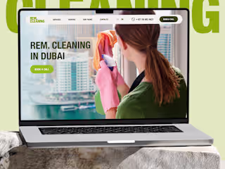 Brand Identity and Website Design for REM.Cleaning