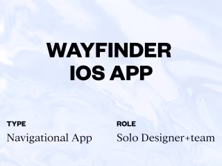 Wayfinder iOS App